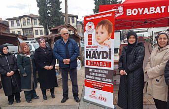 Boyabat'ta SMA TİP-1 hastası Çelik için kermes düzenlendi