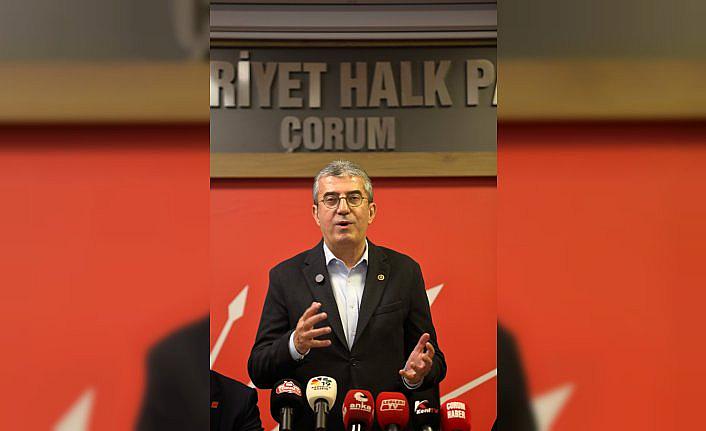 CHP Grup Başkanvekili Günaydın, Çorum'da konuştu: