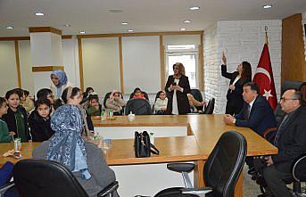 Havza'da ilkokul öğrencilerinden Havza Belediyesine ziyaret