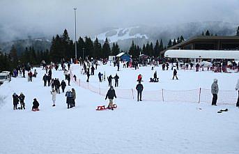 Ilgaz Yurduntepe Kayak Merkezi ziyaretçileri keyifli bir gün geçirdi