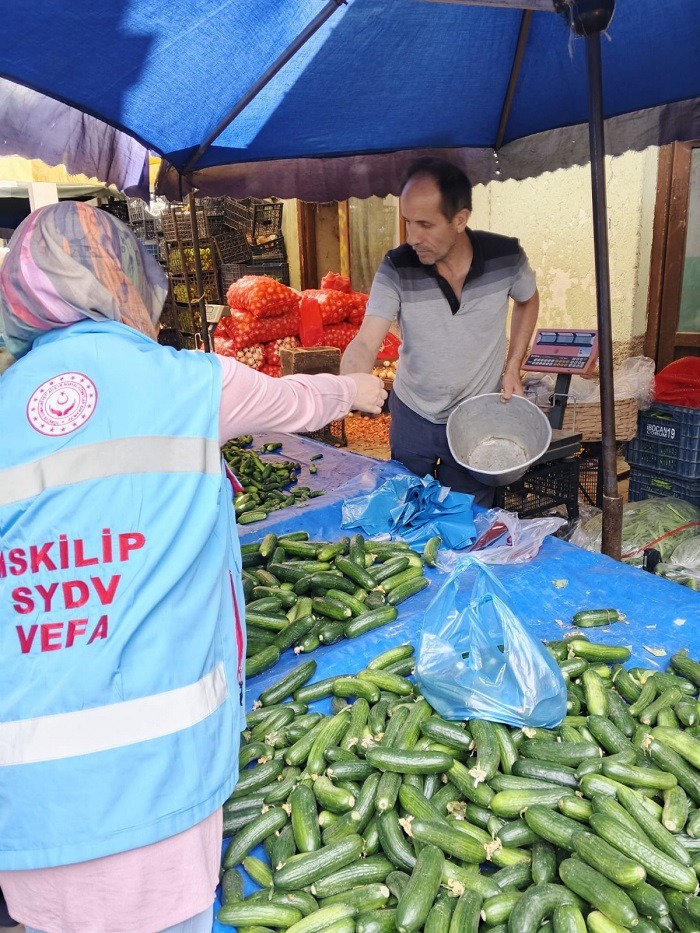 İskilip'te Vefa Programı kapsamında 335 kişiye hizmet verildi