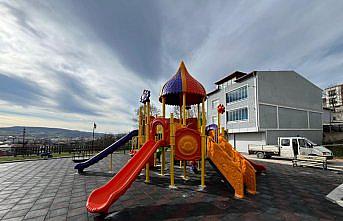 Kavak'ta Atatürk Parkı belediye tarafından yenilendi