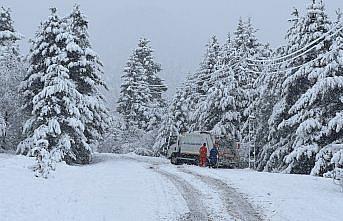 Orta ve Doğu Karadeniz'de kar etkili oldu