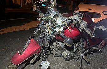 Bafra'da çarptığı yayayı darbeden motosiklet sürücüsü tutuklandı