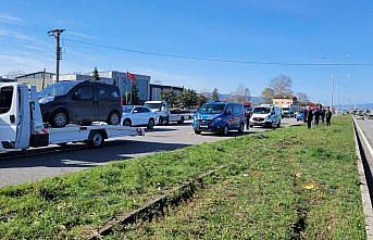 Samsun'da iki aracın çarptığı yaya hayatını kaybetti