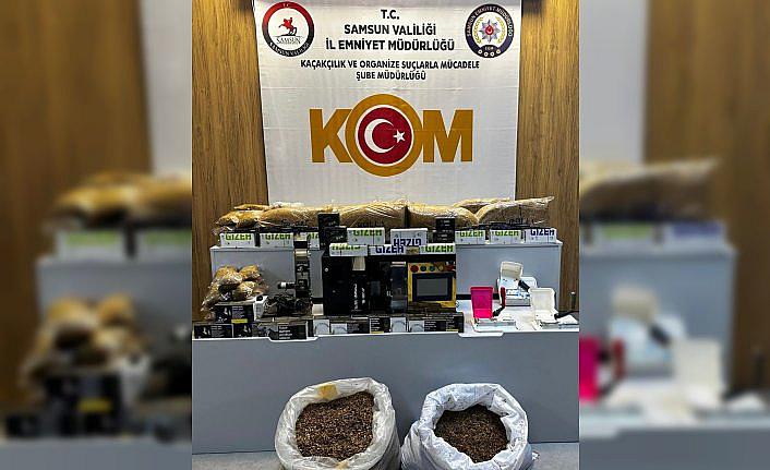 Samsun'da kaçakçılık operasyonunda 4 şüpheli yakalandı