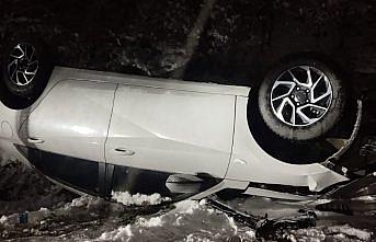 Samsun'da otomobilin devrilmesi sonucu 4 kişi yaralandı