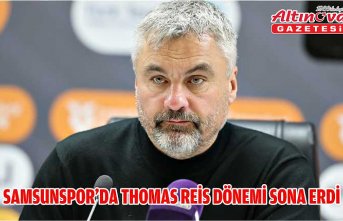 Samsunspor'da Thomas Reis dönemi sona erdi