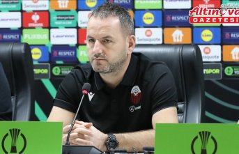 Samsunspor-Shkendija maçının ardından  Jeton Bekjiri