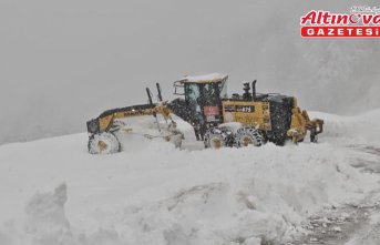 Tokat'ta kar yağışı etkili oldu