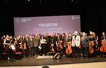 Trabzon'da Maarif Orkestrası konser düzenledi