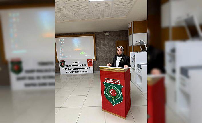 Türkiye Harp Malulü Gaziler Şehit Dul ve Yetimleri Derneği Bafra Şubesi Genel kurulu yapıldı