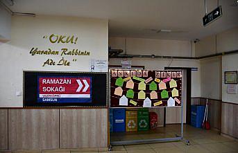 Vezirköprü'de okulda ramazan ayına özel etkinlikler hazırlandı