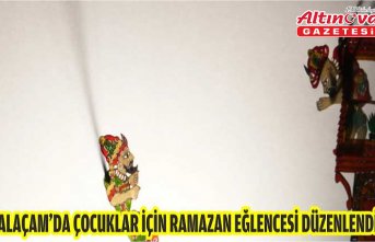 Alaçam'da çocuklar için ramazan eğlencesi düzenlendi