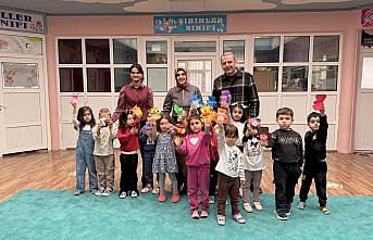 Artvin'de anaokulu öğrencilerinden Gazze'ye bağış