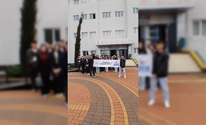 Asarcık'ta lise öğrencilerinden OMÜ'ye ziyaret