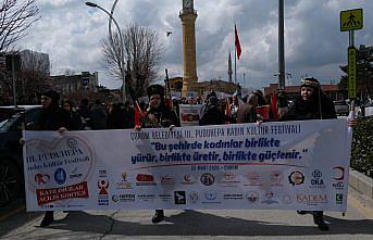 Çorum'da 3. Puduhepa Kadın Kültür Festivali başladı