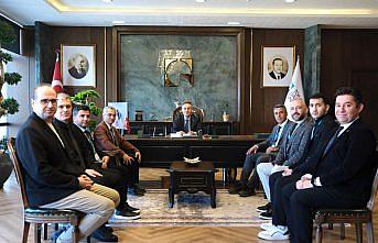 EPDAD heyetinden TOGÜ Rektörü Yılmaz'a ziyaret