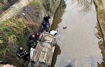 Giresun'da dereye devrilen hafif ticari araçtaki 3 kişi öldü, 2 kişi yaralandı