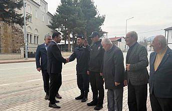 Hamamözü'nde bayramlaşma töreni düzenlendi