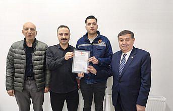 Havza OSB'de üretime geçen fabrikanın tapusu verildi