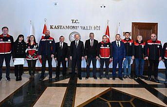 Kastamonu'da İl Tarım ve Orman Müdürlüğü yöneticilerine başarı belgesi verildi