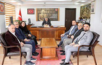 Muhasebe Haftası dolayısıyla Merzifon Kaymakamı Karaaslan'a ziyaret