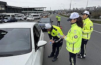 Ordu'da bayram öncesi dron destekli trafik denetimi yapıldı