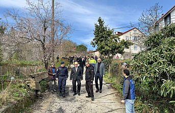 Ordu'da heyelan meydana gelen mahalledeki 3 ev tahliye edildi