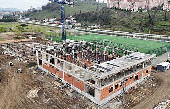 Ordu'da spor kompleksinin inşası devam ediyor