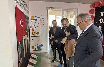 Özel gereksinimli öğrencilerden İstiklal Marşı'nın kabulünün yıl dönümü programı