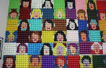 Rizeli öğretmen atık malzemeleri sanata dönüştürüyor