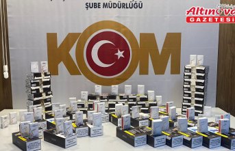 Samsun'da 10 bin 980 doldurulmuş makaron ele geçirildi