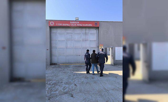 Samsun'da 11 yıl hapis cezası bulunan hükümlü yakalandı