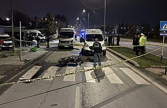 Samsun'da minibüsle çarpışan motosikletteki 1 kişi öldü