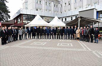 Terme’de bayramlaşma töreni düzenlendi