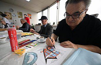 Türk Kızılay Konukevi sakinleri, sanatsal faaliyetlerle hayatlarına renk katıyor