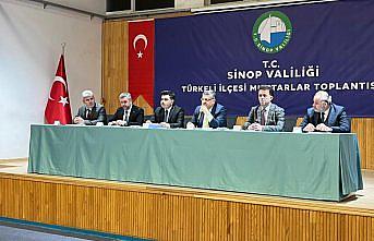 Türkeli'de Muhtarlar Toplantısı düzenlendi