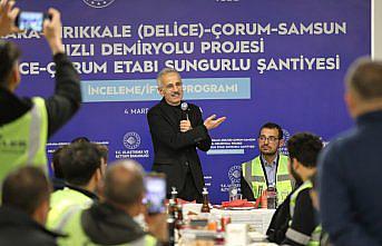 Ulaştırma ve Altyapı Bakanı Uraloğlu, Çorum'da konuştu