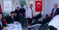 Bafra Anadolu İmam Hatip lisesinde 17 Ünite Kan Bağışı Yapıldı