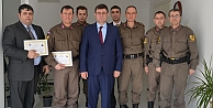 Bafra Kaymakamı Ali Fuat Türkel'den Teşekkür ve Başarı Belgesi