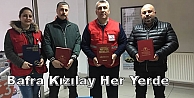 Bafra Kızılay'da Eğitime Tam Destek