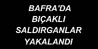 Bafra'da Bıçaklı Saldırgan Yakalandı