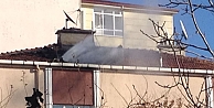 Bafra'da Çatı Yangını