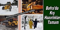 Bafra’da Kış Hazırlıkları Tamam