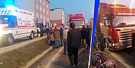 Bafra`da Tır yayaya çarptı