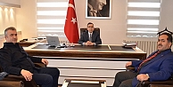 Başkan Topaloğlu Yeni Göreve Başlayan Kaymakam Güner’i Ziyaret Etti
