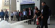 Büyükşehir İtfaiyesinden Uygulamalı Eğitim