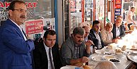 ÇAYCILAR ESNAFINDAN BAŞKAN’A KAHVALTILI TEŞEKKÜR
