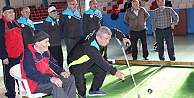 Havza ilçesinde huzur evleri arasında bocce turnuvası düzenlendi.